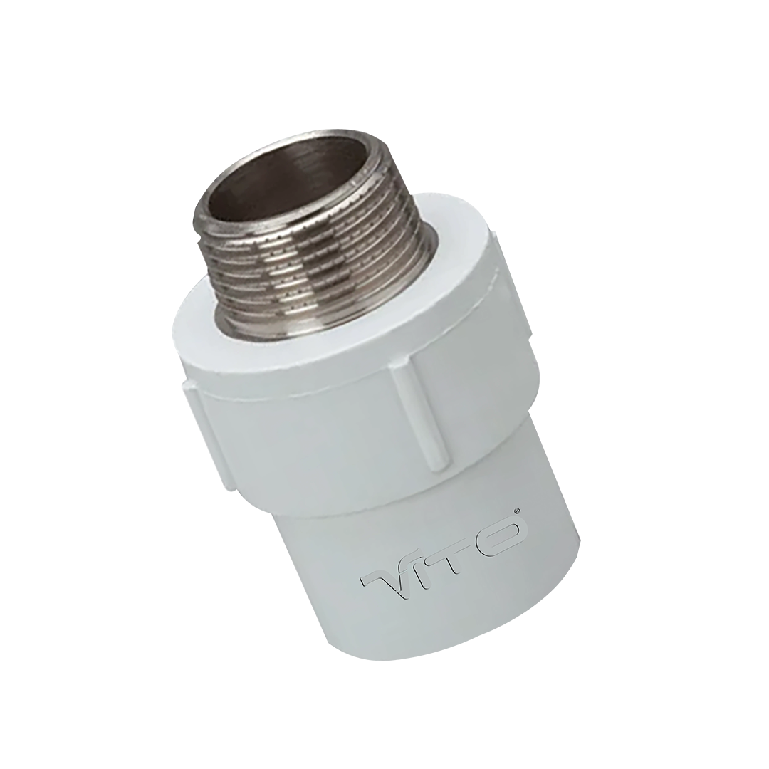 BRASS MALE THREADED ADAPTOR ( Sch - 80 )